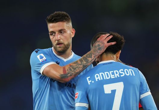 Milinkovic e Felipe Anderson Milinkovic e Felipe Anderson