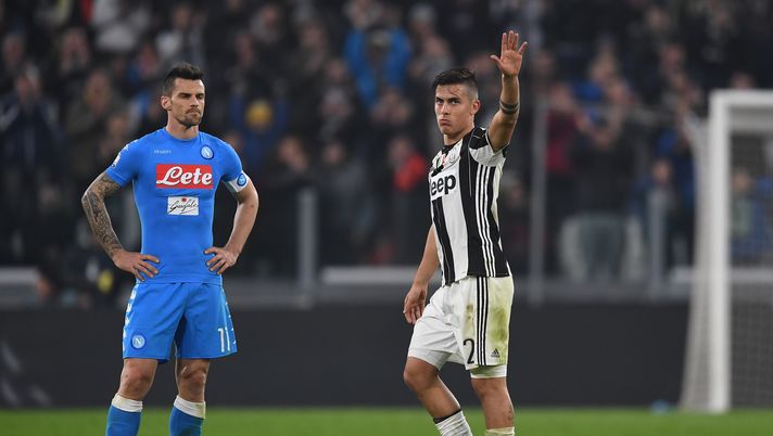 Paulo Dybala durante Juve-Napoli  Paulo Dybala durante Juve-Napoli