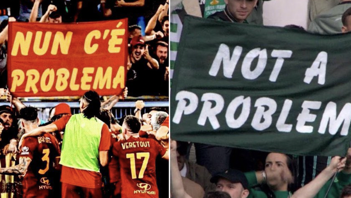 Celtic, spunta lo striscione ispirato alla Sud: “Not a problem” Celtic, spunta lo striscione ispirato alla Sud: “Not a problem” - immagine 1