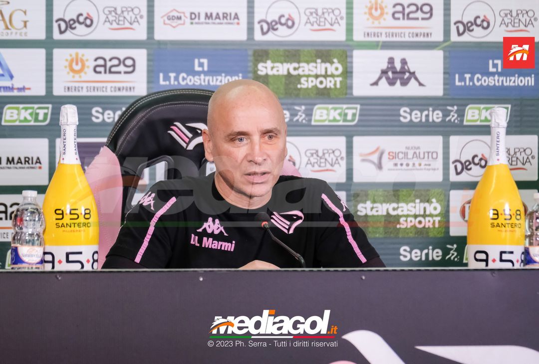 FOTO PALERMO, verso la Reggina: Mister Corini in conferenza stampa (Gallery) - immagine 5