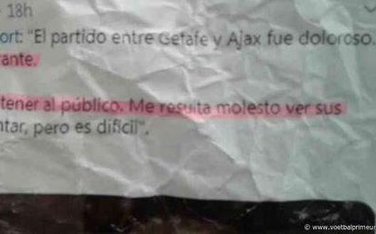 Leggere De Jong per...caricarsi in vista della partita 