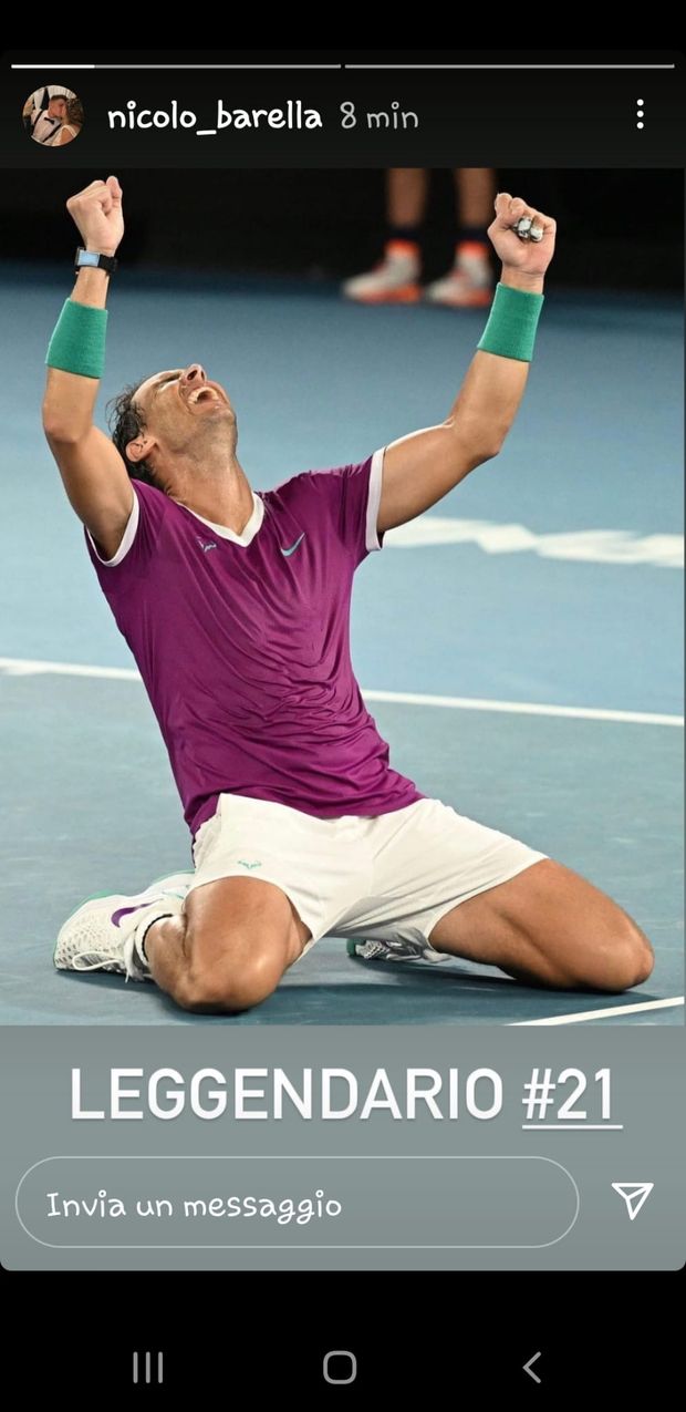 Nadal trionfa agli Australian Open. Barella: “Leggendario” e zittisce chi non ci crede- immagine 2