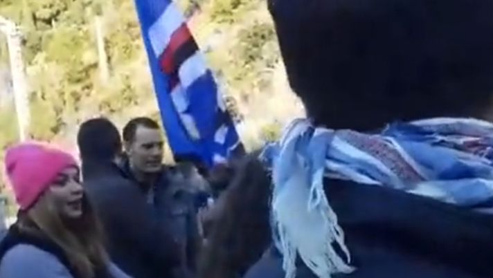 Carica Samp: tifosi a Bogliasco in vista del Brescia Carica Samp: tifosi a Bogliasco in vista del Brescia