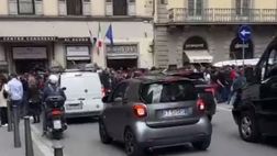 VIDEO VN – Carichi anche i tifosi del Basilea. Rumoroso corteo in centro