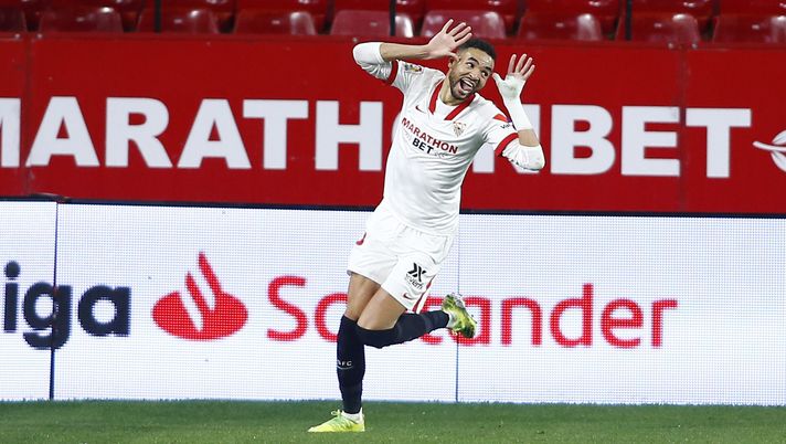 En-Nesyri (attaccante del Siviglia) seguito dall'AC Milan | Calciomercato Milan News (Getty images) En-Nesyri (attaccante del Siviglia) seguito dall'AC Milan | Calciomercato Milan News (Getty images)