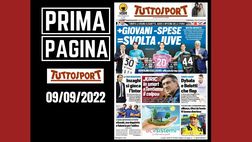 Prima pagina Tuttosport: + giovani – spese = svolta Juve