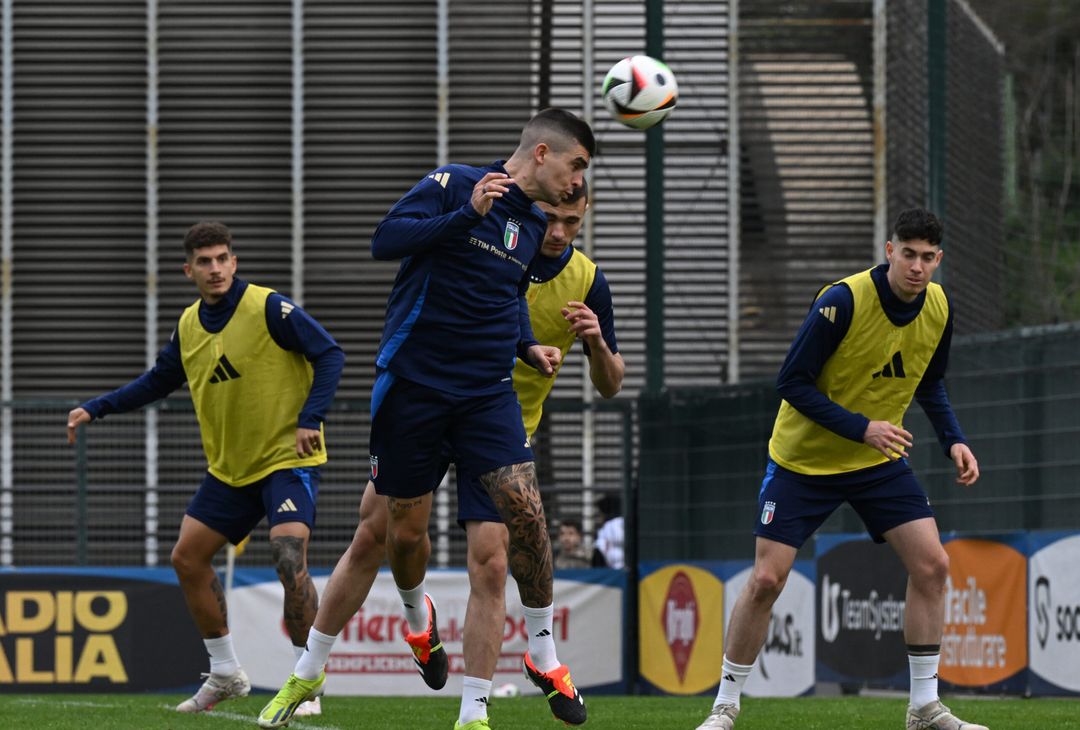 Italia, Pellegrini e Mancini si allenano con la Nazionale di Spalletti – FOTOGALLERY - immagine 4