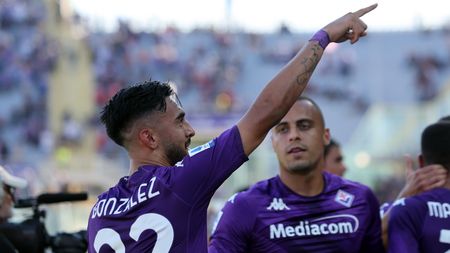 GERMOGLI PH: 18 SETTEMBRE 2022 FIRENZE STADIO ARTEMIO FRANCHI CAMPIONATO SERIE A TIMO FIORENTINA HELLAS VERONA NELLA FOTO GOL ESULTANZA GONZALEZ