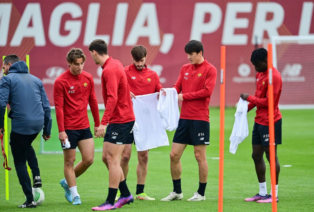 Roma, ripresa degli allenamenti per preparare la gara con il Bodo – FOTO GALLERY - immagine 6