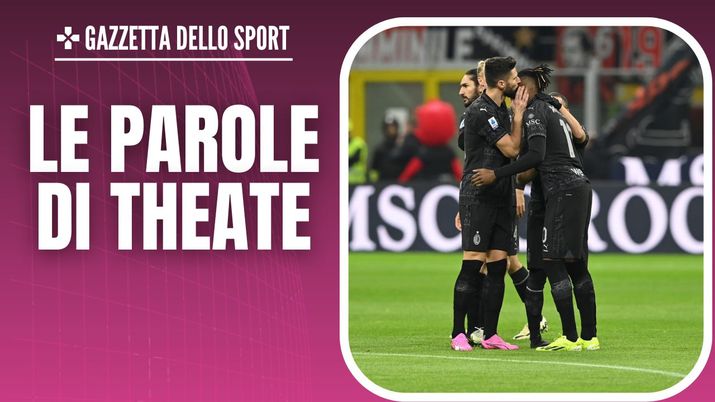 Rafael Leao Olivier Giroud AC Milan Milan-Napoli 1-0 Serie A 2023-2024