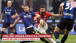 VIDEO Inter-Milan 1-2, la sintesi del match: il derby è di Pioli con un doppio Giroud