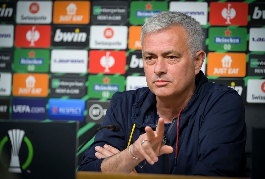 La conferenza stampa di Mourinho e Abraham – FOTO GALLERY - immagine 3