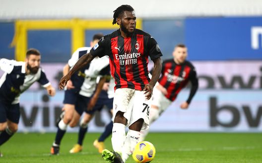 Il rigore di Kessie a Genova (Photo by Marco Luzzani/Getty Images) Il rigore di Kessie a Genova (Photo by Marco Luzzani/Getty Images)