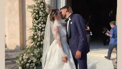 VIDEO / Berardi e Francesca Fantuzzi si sono sposati: le immagini delle nozze