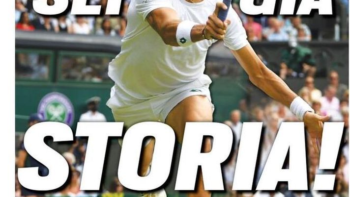 Prima Pagina, Tuttosport: “Sei già storia! Ci vediamo a Wembley” 