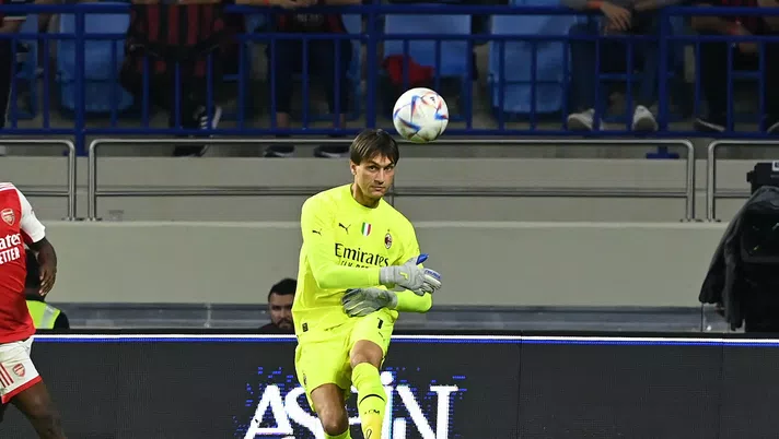 Ciprian Tatarusanu AC Milan amichevole Arsenal-Milan 2-1 Dubai Super Cup 2022