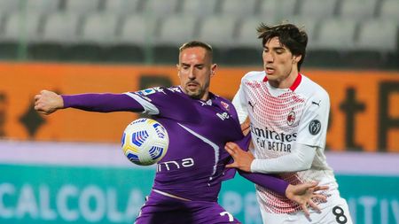 GERMOGLI PH: 21 MARZO 2021 FIRENZE STADIO ARTEMIO FRANCHI SERIE A FIORENTINA VS MILAN NELLA FOTO RIBERY