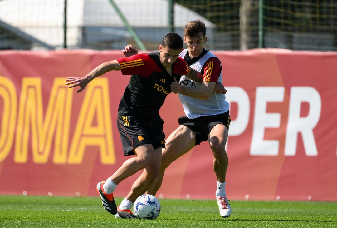 Roma, l’allenamento a Trigoria: lavoro individuale per Dybala -FOTOGALLERY - immagine 16
