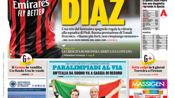 Prima Pagina, La Gazzetta dello Sport: “Milan, vai con Diaz. CR7, Pep ti guarda”