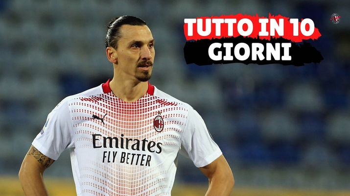 Zlatan Ibrahimovic (attaccante AC Milan) è alle prese con i problemi al ginocchio | Milan News (Getty Images) 