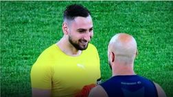 Lazio-Milan 3-0, Donnarumma scherza con Reina dopo il KO: tifosi rossoneri in rivolta |VIDEO