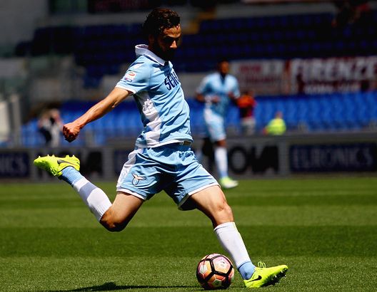 Marco Parolo, centrocampista della Lazio Marco Parolo, centrocampista della Lazio