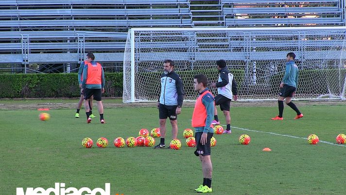 Palermo: il lavoro dei rosa di Fabio Viviani in vista del Genoa, domani presentazione Cristante e seduta mattutina 
