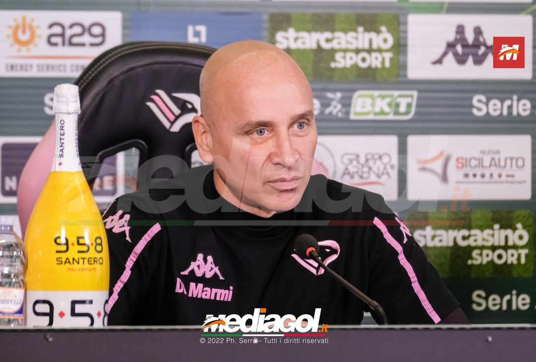 FOTO PALERMO, verso il Perugia: Corini in sala stampa (Gallery) - immagine 27