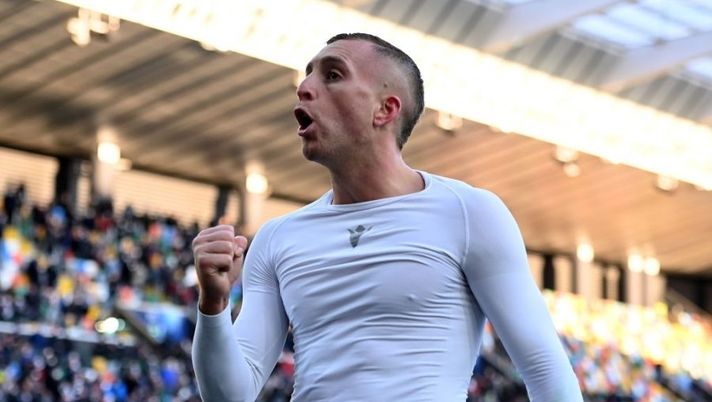 UDINE, ITALY - MARCH 05: Gerard Deulofeu of Udinese Calcio celebrates the victory during the Serie A match between Udinese Calcio v UC Sampdoria at Dacia Arena on March 05, 2022 in Udine, Italy. (Photo by Alessandro Sabattini/Getty Images) Udinese, Deulofeu è pienamente recuperato: anche oggi in gruppo, con il Venezia… - immagine 1