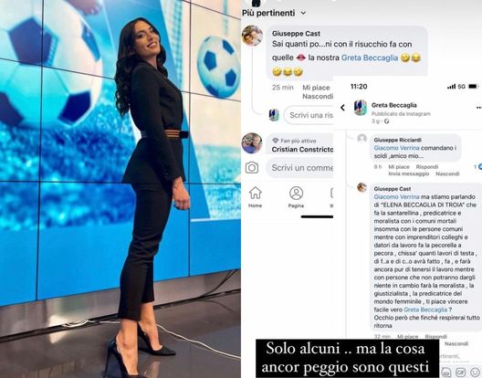 Condanna molestie, Greta Beccaglia pubblica gli insulti arrivati: messaggi disgustosi- immagine 2