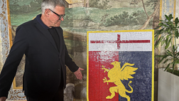 Genoa, ecco il nuovo logo del Grifone a mosaico