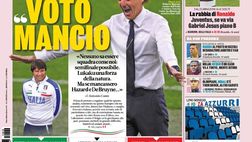 Prima Pagina, La Gazzetta dello Sport: “Ciao ciao Mbappé. Conte: Voto Mancio”