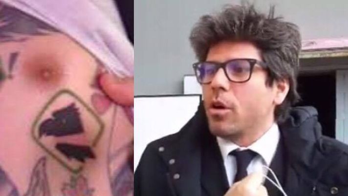 Le Iene, Cristiano Pasca: “Io e il tatuaggio del Palermo sul cuore di Baccaglini, ecco com’è nata l’idea” 