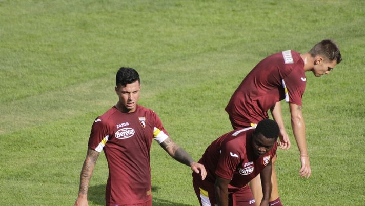 Izzo in allenamento a Bormio 