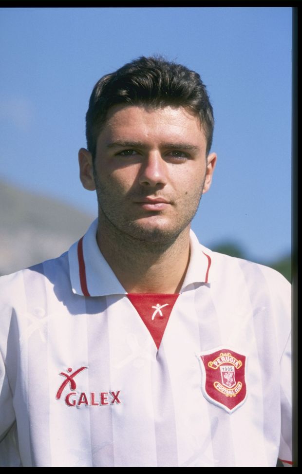  Jul 1996: A portrait of Roberto Goretti of Perugia football club. Mandatory Credit: Allsport UK 