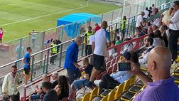 VIDEO Napoli-Girona, Baldini si gode il match dalla tribuna