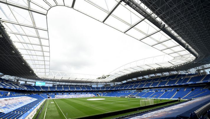 SAN SEBASTIAN, SPAIN - JULY 10: A general view of the Estadio Anoeta before the Liga match between Real Sociedad and Granada CF at Estadio Anoeta on July 10, 2020 in San Sebastian, Spain. (Photo by Juan Manuel Serrano Arce/Getty Images) 