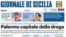 Prima Pagina, Giornale di Sicilia: “I gol di Brunori danno la carica per il derby”