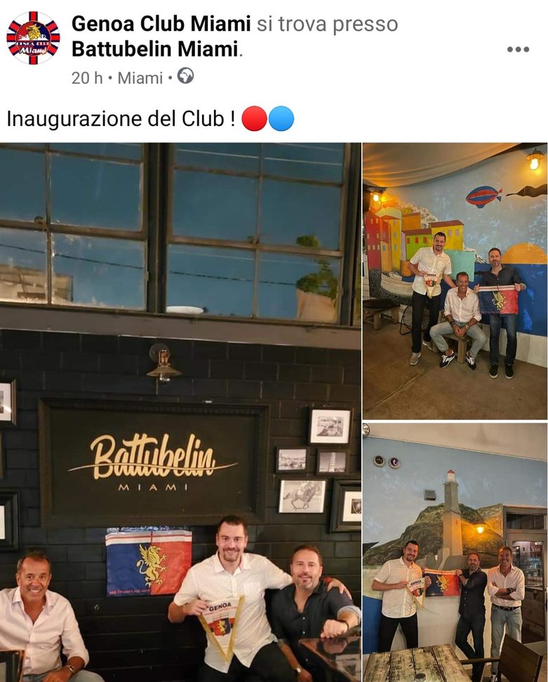 Grifone sempre più americano: ecco il neonato Genoa Club Miami!- immagine 2