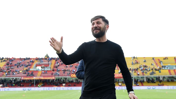 BENEVENTO, ITALY - MAY 12: Pasquale Foggia team manager of Benevento Calcio before the serie A match between Benevento Calcio and Genoa CFC at Stadio Ciro Vigorito on May 12, 2018 in Benevento, Italy. (Photo by Francesco Pecoraro/Getty Images) *** Local Caption *** Pasquale Foggia BENEVENTO, ITALY - MAY 12: Pasquale Foggia team manager of Benevento Calcio before the serie A match between Benevento Calcio and Genoa CFC at Stadio Ciro Vigorito on May 12, 2018 in Benevento, Italy. (Photo by Francesco Pecoraro/Getty Images) *** Local Caption *** Pasquale Foggia