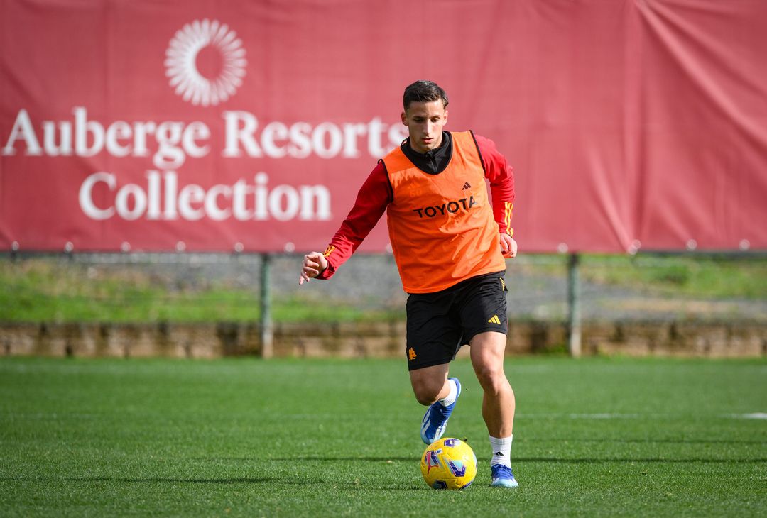 Roma, la rifinitura alla vigilia dell’Atalanta – FOTOGALLERY - immagine 6