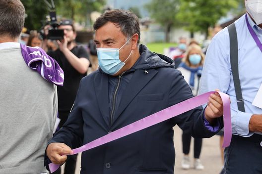 GERMOGLI PH: 19 LUGLIO 2021 MOENA TR RITIRO ESTIVO DELLA FIORENTINA CALCIO ALLENAMENTO MATTINA NELLA FOTO JOE BARONE INAUGURA IL VIOLA VILLAGE GERMOGLI PH: 19 LUGLIO 2021 MOENA TR RITIRO ESTIVO DELLA FIORENTINA CALCIO ALLENAMENTO MATTINA NELLA FOTO JOE BARONE INAUGURA IL VIOLA VILLAGE