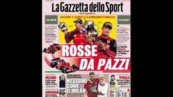 Prima Pagina, La Gazzetta dello Sport: “Abraham show nel derby, Mou è re di Roma”