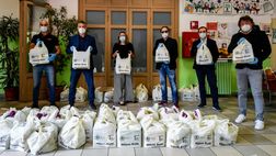 Baresi e Massaro all’Hub 7 del Dispositivo Aiuto Alimentare di Milano