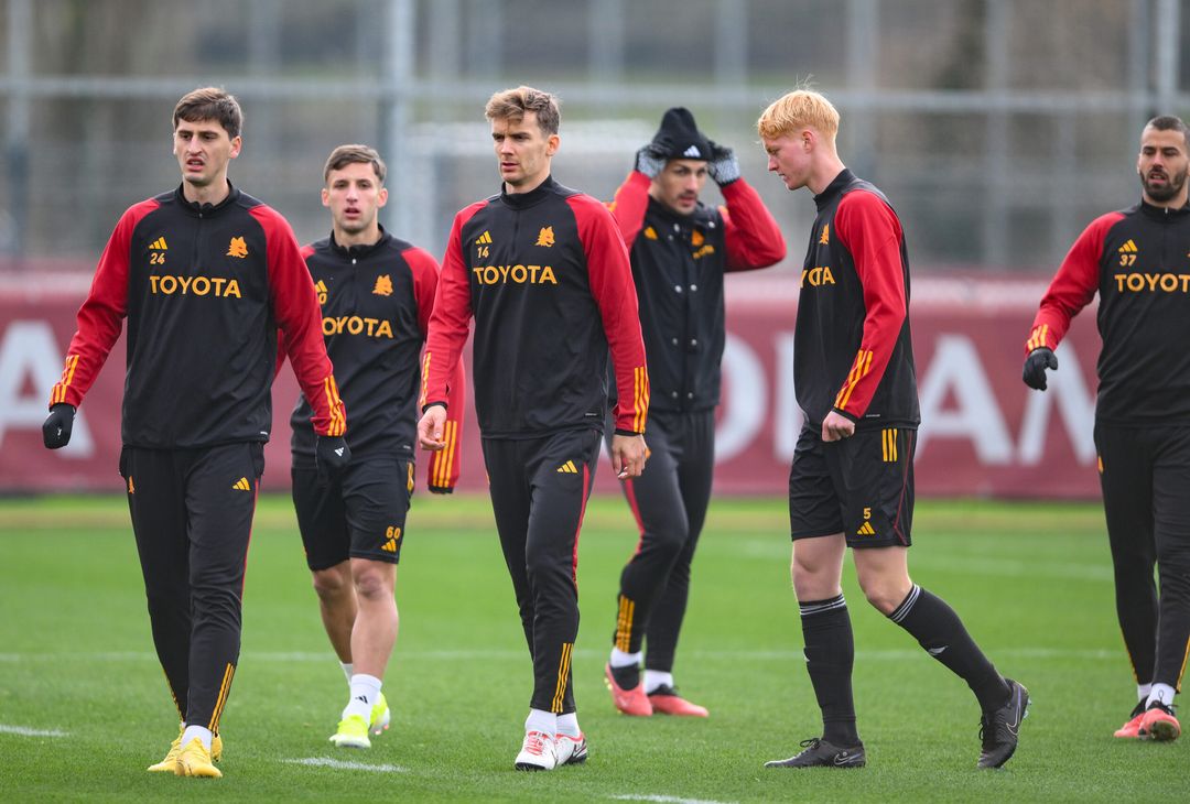 Roma, l’allenamento alla vigilia del derby – FOTO GALLERY - immagine 20