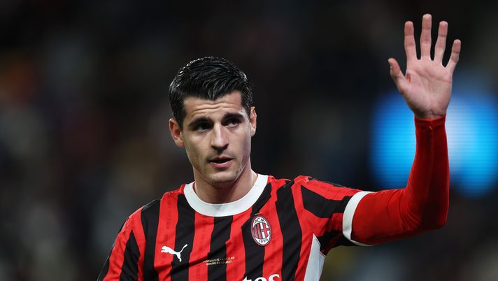 Álvaro Morata AC Milan Juventus-Milan 1-2 Supercoppa Italiana