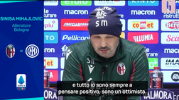 VIDEO Bologna-Inter, Mihajlovic: “Covid? Altri sport fermati. Io ottimista ma…”