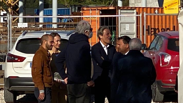 FOTO VN – Visita in corso al Viola Park: presente Giovanni Malagò - immagine 1