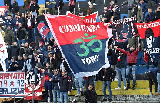 (Photo by Giuseppe Bellini/Getty Images for Lega B) DERBY A META' PER I TIFOSI DEL COSENZA
