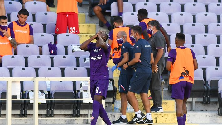 GERMOGLI PH: 19 LUGLIO 2020 FIRENZE STADIO ARTEMIO FRANCHI SERIE A FIORENTINA VS TORINO NELLA FOTO ESULTANZA GOL KOUAME 